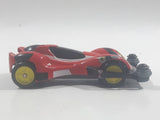 Rare 1996 Tomy Tomica Character Cars Bakuso Kyodai Let's & Go Red Die Cast Toy Race Car Vehicle Missing Spoiler