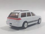 Rare 1992 Tomy Motor Tomica A-01 Subaru Legacy White Pullback Motorized Friction Die Cast Toy Car Vehicle - Pullback Does Not Release