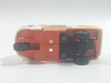 1990s Tomy Tomica No. 82 Pizza Delivery Bike Pizza 30 Minutes White and Orange 1/76 Scale Die Cast Toy Car Vehicle Missing The Driver