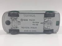 1996 Tomy Tomica No. 50 Toyota Ipsum Green 1/64 Scale Die Cast Toy Car Vehicle with Opening Rear Hatch Door