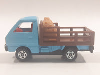 Tomy Tomica No. 31 Suzuki Carry Farm Livestock Truck Blue and Brown 1/55 Scale Die Cast Toy Car Vehicle - No Pigs