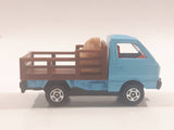 Tomy Tomica No. 31 Suzuki Carry Farm Livestock Truck Blue and Brown 1/55 Scale Die Cast Toy Car Vehicle - No Pigs