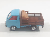 Tomy Tomica No. 31 Suzuki Carry Farm Livestock Truck Blue and Brown 1/55 Scale Die Cast Toy Car Vehicle - No Pigs