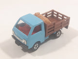 Tomy Tomica No. 31 Suzuki Carry Farm Livestock Truck Blue and Brown 1/55 Scale Die Cast Toy Car Vehicle - No Pigs