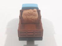 Tomy Tomica No. 31 Suzuki Carry Farm Livestock Truck Blue and Brown 1/55 Scale Die Cast Toy Car Vehicle - No Pigs