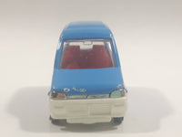 1992 Tomy Tomica No. 71 Mitsubishi Minica Toppo Diving School Blue 1/56 Scale Die Cast Toy Car Vehicle