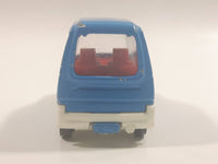 1992 Tomy Tomica No. 71 Mitsubishi Minica Toppo Diving School Blue 1/56 Scale Die Cast Toy Car Vehicle