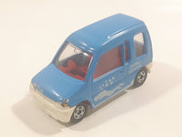 1992 Tomy Tomica No. 71 Mitsubishi Minica Toppo Diving School Blue 1/56 Scale Die Cast Toy Car Vehicle