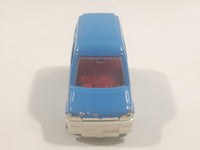 1992 Tomy Tomica No. 71 Mitsubishi Minica Toppo Diving School Blue 1/56 Scale Die Cast Toy Car Vehicle