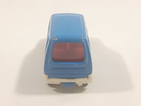 1992 Tomy Tomica No. 71 Mitsubishi Minica Toppo Diving School Blue 1/56 Scale Die Cast Toy Car Vehicle