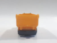 Unknown Brand Dump Truck Green and Yellow Plastic and Metal Die Cast Toy Car Vehicle