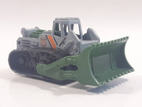 2018 Matchbox Wildfire Rescue Bulldozer Light Grey Die Cast Toy Bulldozer Construction Equipment Vehicle