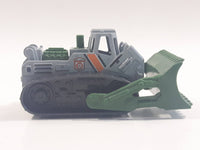 2018 Matchbox Wildfire Rescue Bulldozer Light Grey Die Cast Toy Bulldozer Construction Equipment Vehicle