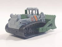 2018 Matchbox Wildfire Rescue Bulldozer Light Grey Die Cast Toy Bulldozer Construction Equipment Vehicle