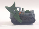 2018 Matchbox Wildfire Rescue Bulldozer Light Grey Die Cast Toy Bulldozer Construction Equipment Vehicle