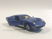 Vintage 1977 Tomy Tomica No. 5 Lamborghini Miura SV Dark Blue 1/62 Scale Die Cast Toy Car Vehicle with Opening Doors