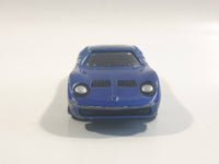 Vintage 1977 Tomy Tomica No. 5 Lamborghini Miura SV Dark Blue 1/62 Scale Die Cast Toy Car Vehicle with Opening Doors