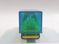 1988 Tomy Tomica No. 7 Fuso Container Truck Marine Aquarium Yellow 1/102 Scale Die Cast Toy Car Vehicle