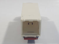 1988 Tomy Tomica No. 7 Fuso Container Truck Ice Cream Red 1/102 Scale Die Cast Toy Car Vehicle Missing Back Doors