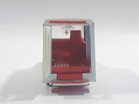 Tomy Tomica No. 27 Isuzu Hipac Van Footwork White and Red 1/70 Scale Die Cast Toy Car Vehicle Missing One Back Door