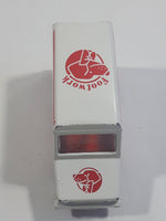 Tomy Tomica No. 27 Isuzu Hipac Van Footwork White and Red 1/70 Scale Die Cast Toy Car Vehicle Missing One Back Door
