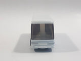 2001 Tomy Tomica Jr. Pocket Cars No. J004 Mitsubishi Fuso Aero Queen Bus "Highway Bus" White and Blue Miniature Micro 1/207 Scale Die Cast Toy Car Vehicle