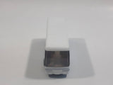 2001 Tomy Tomica Jr. Pocket Cars No. J004 Mitsubishi Fuso Aero Queen Bus "Highway Bus" White and Blue Miniature Micro 1/207 Scale Die Cast Toy Car Vehicle
