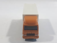 1988 Tomy Tomica No. 7 "Super Great Truck" Fuso Container Truck Fish Orange 1/102 Scale Die Cast Toy Car Vehicle with Opening Rear Doors