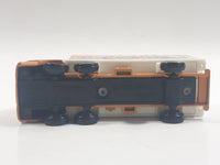 1988 Tomy Tomica No. 7 "Super Great Truck" Fuso Container Truck Fish Orange 1/102 Scale Die Cast Toy Car Vehicle with Opening Rear Doors