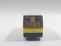 1988 Tomy Tomica No. 41 Isuzu Super Hi-Decker Bus "Hato Bus" Yellow and White 1/145 Scale Die Cast Toy Car Vehicle