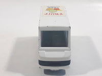 1995 Tomy Tomica No. 93 Toyota Quick Delivery Van "Fruit" White 1/72 Scale Die Cast Toy Car Vehicle with Opening Rear Doors