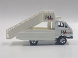Vintage 1974 Tomica Tomy Pocket Cars No. 38 50 Toyota Hiace JAL Japan Airlines Airport Airplane Stairs Truck White 1/68 Scale Die Cast Toy Car Vehicle Made in Japan