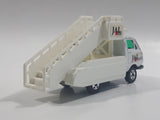 Vintage 1974 Tomica Tomy Pocket Cars No. 38 50 Toyota Hiace JAL Japan Airlines Airport Airplane Stairs Truck White 1/68 Scale Die Cast Toy Car Vehicle Made in Japan