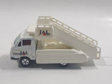 Vintage 1974 Tomica Tomy Pocket Cars No. 38 50 Toyota Hiace JAL Japan Airlines Airport Airplane Stairs Truck White 1/68 Scale Die Cast Toy Car Vehicle Made in Japan