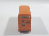 Edocar New Airport Express Double Decker Bus Orange and White Die Cast Toy Car Vehicle