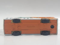 Edocar New Airport Express Double Decker Bus Orange and White Die Cast Toy Car Vehicle