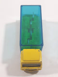 1988 Tomy Tomica No. 7 Fuso Container Truck Marine Aquarium Yellow 1/102 Scale Die Cast Toy Car Vehicle