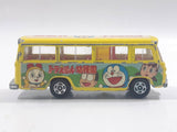 Tomy Tomica No. 60 Mitsubishi Rosa Bus Doraemon 1/85 Scale Yellow Die Cast Toy Car Vehicle with Opening Door