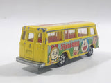 Tomy Tomica No. 60 Mitsubishi Rosa Bus Doraemon 1/85 Scale Yellow Die Cast Toy Car Vehicle with Opening Door