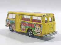 Tomy Tomica No. 60 Mitsubishi Rosa Bus Doraemon 1/85 Scale Yellow Die Cast Toy Car Vehicle with Opening Door