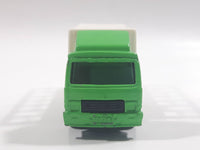 1988 Tomy Tomica No. 7 Fuso Container Truck Panda Bears Green and White 1/102 Scale Die Cast Toy Car Vehicle