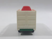 1996 Tomy Tomica No. 7 "Super Great Truck" Fuso Auto Hauler Transport Truck Green and White with Red Cars 1/102 Scale Die Cast Toy Car Vehicle