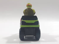2015 Playmates Viacom Teenage Mutant Ninja Turtles Michaelangelo Black Die Cast Toy Car Vehicle Sounds