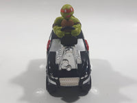 2015 Playmates Viacom Teenage Mutant Ninja Turtles Michaelangelo Black Die Cast Toy Car Vehicle Sounds