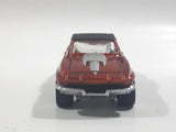 1997 Johnny Lightning Classic Customs No. P163 1967 Corvette 427 Dark Orange Copper Die Cast Toy Car Vehicle with Opening Hood and Good Year Rubber Tires 1/10,000 Limited Edition