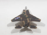 1990s Zee Toys Zylmex Dyna Flites A211 F-15 Fighter Jet Airplane Camouflage Brown Die Cast Toy Car Vehicle