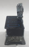 Vintage 1980 Mattel The Little Cleveland Wood Cook Stove Die Cast Metal Toy Doll House Furniture Made in Hong Kong