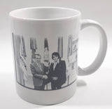 Vintage Elvis Presley and Richard Nixon Meet White Ceramic Coffee Mug Cup