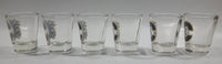 Calgary Flames NHL Ice Hockey Team Hunter Collector Glass Set of 6 Shooter Shot Glasses