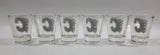 Calgary Flames NHL Ice Hockey Team Hunter Collector Glass Set of 6 Shooter Shot Glasses